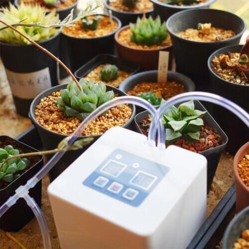 DIY Micro Automatic Drip Irrigation Kit Self Watering System with 30-Day Timer and USB Charging-25