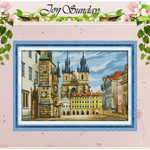 Russian Architecture Counted Cross Stitch 11CT 14CT Cross Stitch Set Wholesale Scenery Cross-stitch Kits Embroidery Needlework