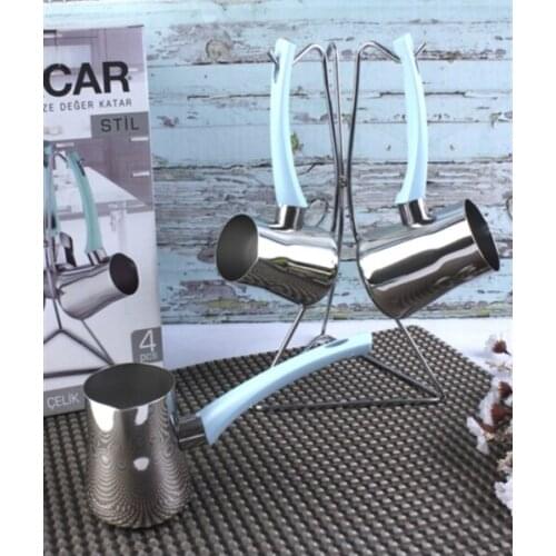 Stainless Steel Coffee Pots Set and Hanging Stand