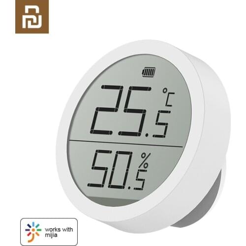 New Qingping Bluetooth Temperature Humidity Sensor Lite Version Data Storage E-Link INK Screen Thermometer Support Mi Home App