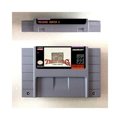 Treasure Hunter G - RPG Game Card US Version English Language Battery Save