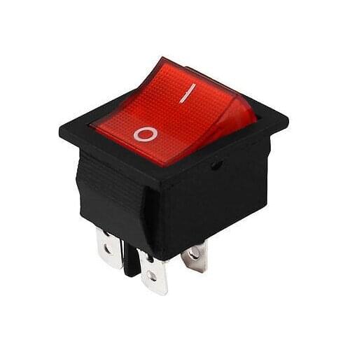 Free shipping !AC 5A 220V DPST 4Pins Terminal ON/OFF 2 Positions Snap In Boat Rocker Switch