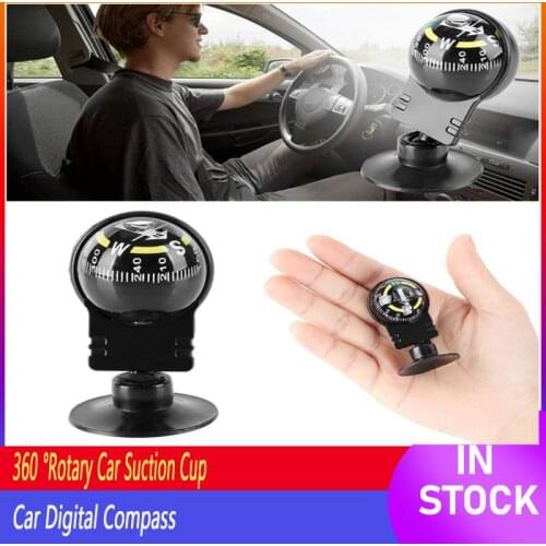 360 °Rotary Suction Cup Car Suction Cup With Navigation Compass Dashboard Installed Adjustable Seat Suction Dual Purpose Guide