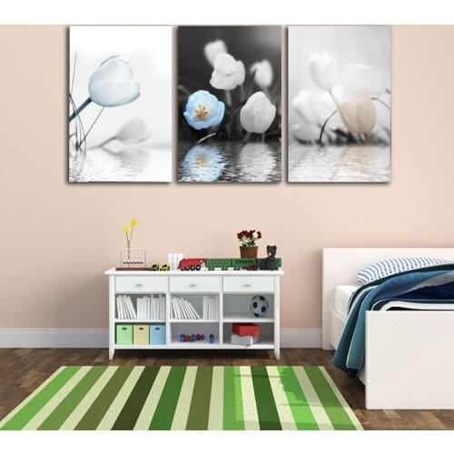 Nordic Simple Animal Deer Rabbit Canvas Painting Modular Pictures Unframed Wall Art Poster for Childrens Room Decoration