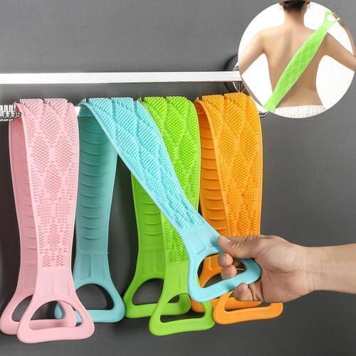 Silicone Brushes Bath Massage Towels Body Wash Scrub Rubbing Back Mud Peeling Body Massage Shower Scrubber Skin Clean