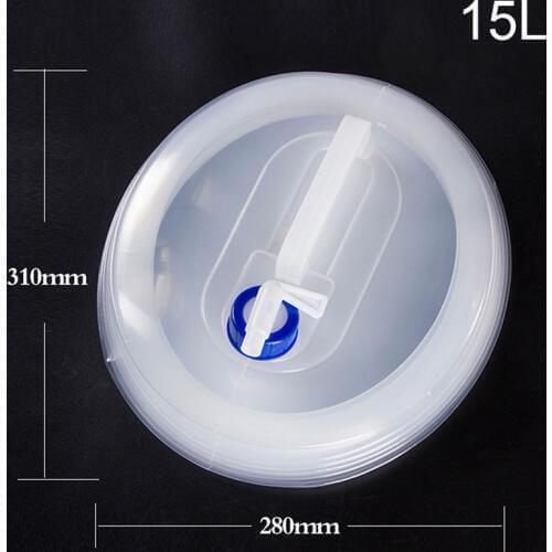 Outdoor Water Bucket Camping Foldable Collapsible Survival Applicable Water Bottle Container 3/5/8/10/15L YS-BUY