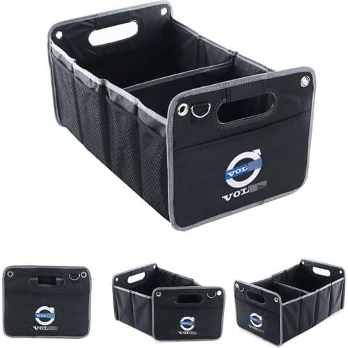 Collapsible Car Organizer for trunk transporting storage Camping car accessory box organizer luggages Suitable for Volvo