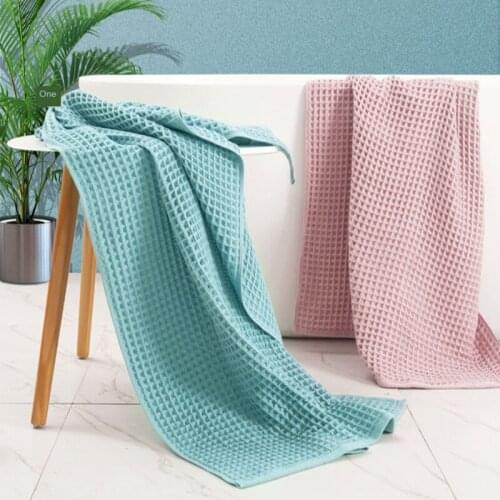 100% Cotton Waffle Bath Towels Set for Adult Child Highly Absorbent Bathroom Towels Home Kitchen Waffle Towel 33x72cm 70x140cm