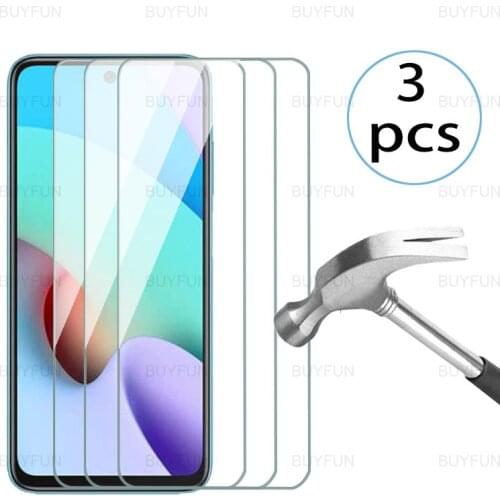 3pcs screen protector for xiaomi redmi 10 6.5inch HD front protective tempered glass on for xiaomi xiomi redme 10 safty glass