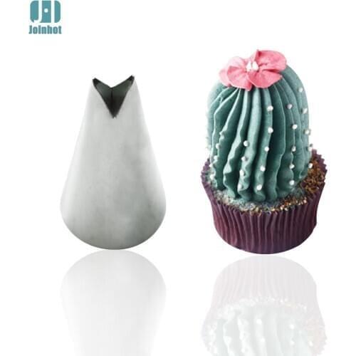 Kitchen 1pc Stainless Steel Leaf Icing Piping Nozzles Pastry Fondant Cake Decorating Tips Set