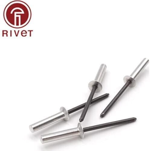 20pcs M4.8 DIN 15974 Aluminum Countersunk Head Closed End Blind Rivet Sealed Blind Rivet Water Air Tightness Rivets