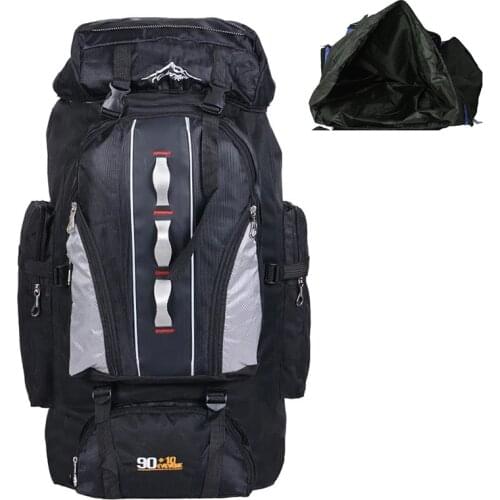 90L Mountaineering Hiking Backpacks Men Outdoor Bag Women Travel Backpack Camping Equipment Large Waterproof Trek Fishing Bags