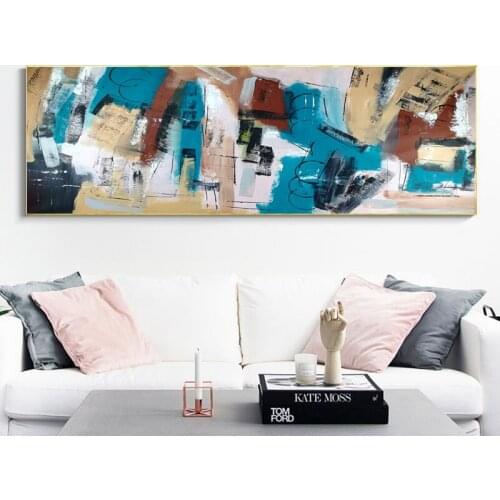 Abstract Graffiti Colour Canvas Art Modern Painting Poster Print For Living Room Bedroom Fashion Artistic Wall Decor