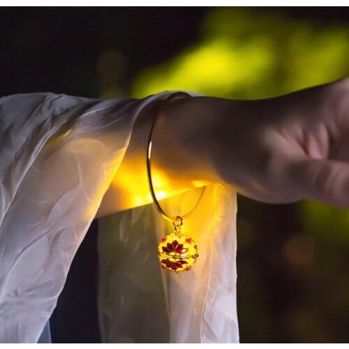 Ace up My Sleeve Chinese Clothing Cloisonne Bracelet Antique Style Sachet Adjustable Bracelet Palace Retro Bracelet Hand Jewelry