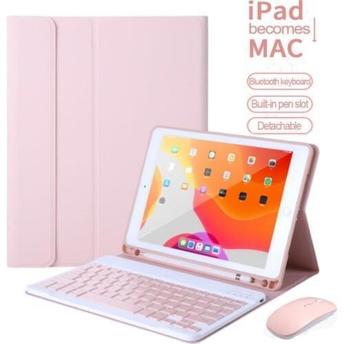 For iPad 9.7 10.2 5th 6th 7th 8th Gen Bluetooth Keyboard Case with mouse for Air 3 4 Pro 9.7 10.5 11 mini 4 5 cases Cover