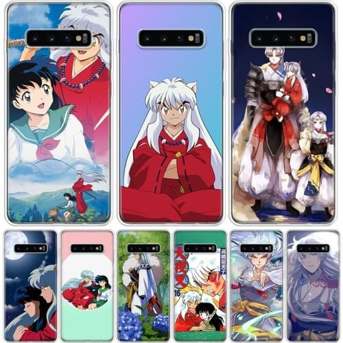 Anime Inuyasha Sesshoumaru Higurashi Kagome Phone Case for Samsung Galaxy S10 S20 Ultra Note 10 9 8 S9 S8 S7 J4 J6 J8 Plus Lite