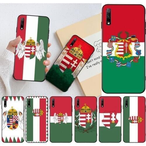CUTEWANAN Hungary Hungarians Flag TPU black Phone Case Cover Hull for Huawei Honor 30 20 10 9 8 8x 8c v30 Lite view pro