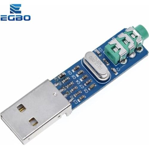 EGBO 5V Mini PCM2704 USB DAC HIFI USB Sound Card USB Power DAC Decoder Board Module For Arduino Raspberry Pi 16 Bits