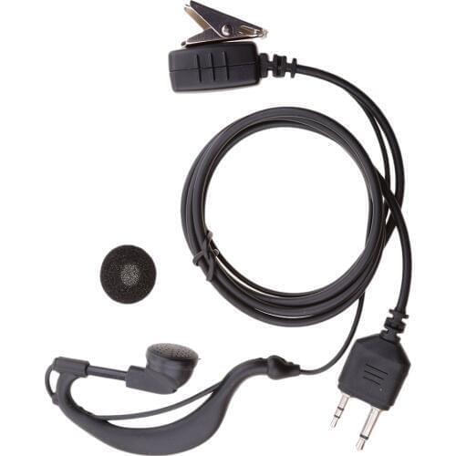 Earpiece Headset with PTT Mic for Midland/Alan Radio GXT/LXT 2 Two Way Radio 2-pin walkie talkie Earpiece