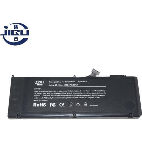JIGU Laptop Battery For Apple MacBook Pro 15" A1286 MC721 MC723 MA847 MD318 MD322 MD103 MD104 (2010-2012 Version) Replace: A1382