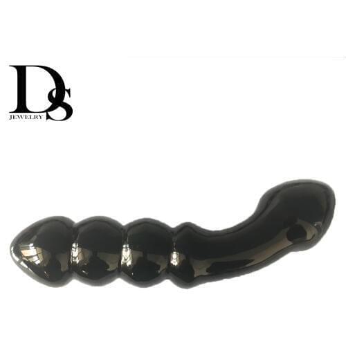 Natural Black Obsidian Massage Wand Quartz Crystal Massage Wand Large Healing Crystal Yoni Massage Stick As Women Gift