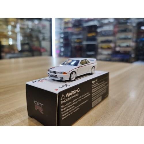 MINI GT 1:64 Skyline Nissans GTR R32 Collection Metal Die-cast Simulation Model Cars Toys