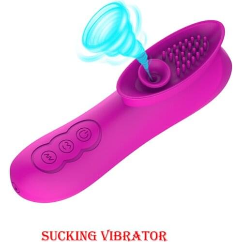 Powerful Clit G Spot Sucking Vibrator Tongue Clitoral Stimulation Pussy Massage Female Waterproof Nipple Sucker Sex toy