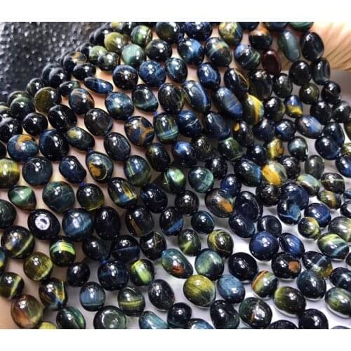 Natural hawk eye blue tiger eye irregular Beads stone Loose Perle crystal for jewelry making DIY bracelet necklace needlework