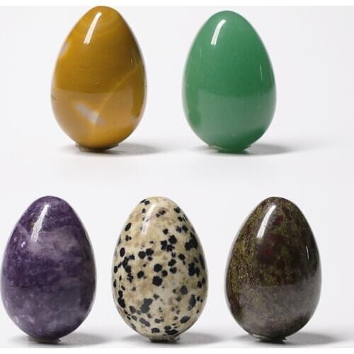 Natural Crystal Egg Decoration Natural Quartz Healing Stone Home Decoration Energy Stone Mineral Reiki Gem