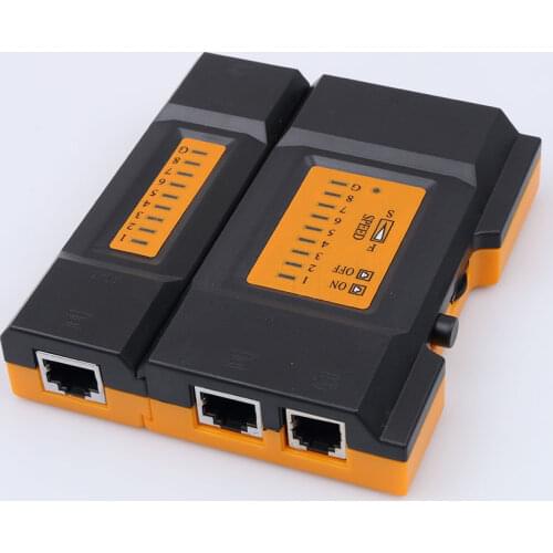 Professional Network Cable Tester Detector Verify CY-468A Mini Pro Network Cable Tester LAN Tester Detector Telephone Cables