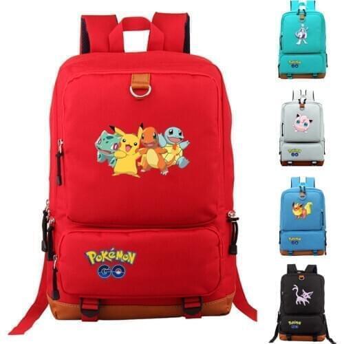 TAKARA TOMY POKEMON Backpack Game Peripheral Pokemon PIKACHU Student School Bag Children Christmas Gift