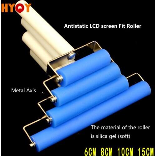 Silicone Roller Mobile Cell Phone Screen Protector Pasting Roller Wheel LCD OCA Polarizing Tools Screen Film Roller for IPHONE