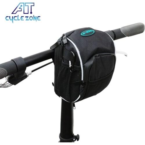 Bicycle Handlebar Bags Front Frame Trunk Pannier Bag Waterproof Front Tube Cycling Bag MTB Bike Electric Scooter Accessories