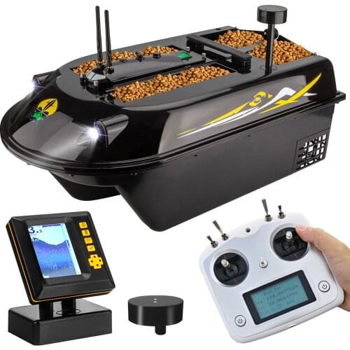 GPS RC Fishing Bait Boat 8kg Load with 600 M Remote Control Sea Fishing Bait Boat Fish Finder 36W 12V 6.8A Smart Fishing Device