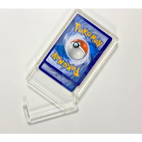 High Quality Transparent Acrylic Game Card Pack Box with Magnetic Lid, Playing Game Card Packing Storage Case