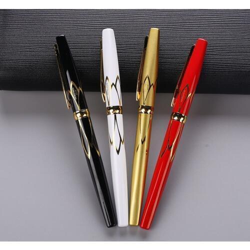 1pcs Pen 3019 carved fine tip pen student calligraphy practice daily office can be printed LOGO