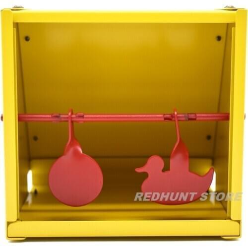 5.5" Steel Pellet Trap Shooting Targets Holder 14x14cm Training Target Box Gun/Rifle/Pistol/Airsoft/BB Gun/Pellet Gun/Air Rifle