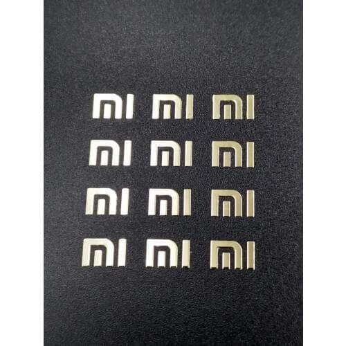 5pcs Metal Badge Chrome Decal Logo Signs Mobile Phone Cellphone Laptop Ipad Case Cover Box Stickers Car Sticker For Xiaomi