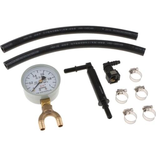 Auto Engine Oil Pressure Tester Gauge Diagnostic Test Kit with Adapter Hose