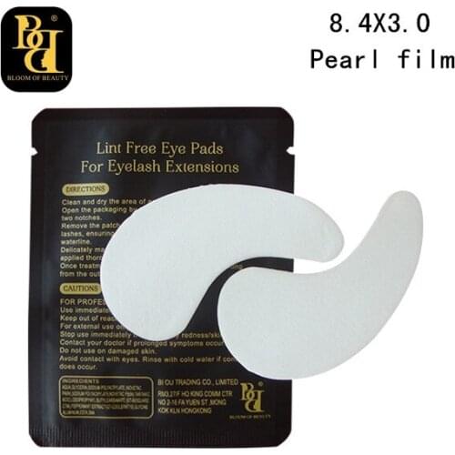 BB brand Ultra thin 8.4X3.0 lint free eye patch under eye patch for eyelash extensions 200pairs/lot