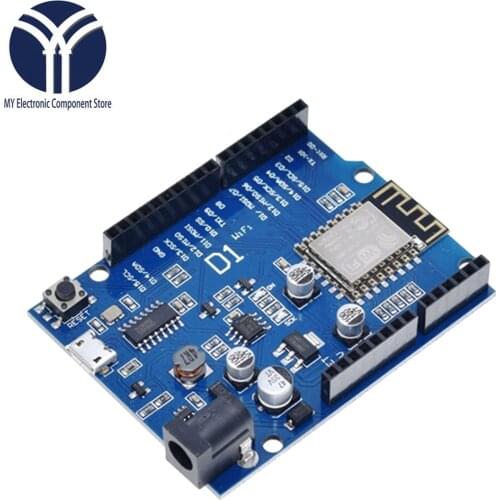 WeMos D1 CH340 CH340G WiFi Development Board ESP8266 ESP-12 ESP-12E Module For Arduino IDE UNO R3 Micro USB ONE 3.3v 5v 1A