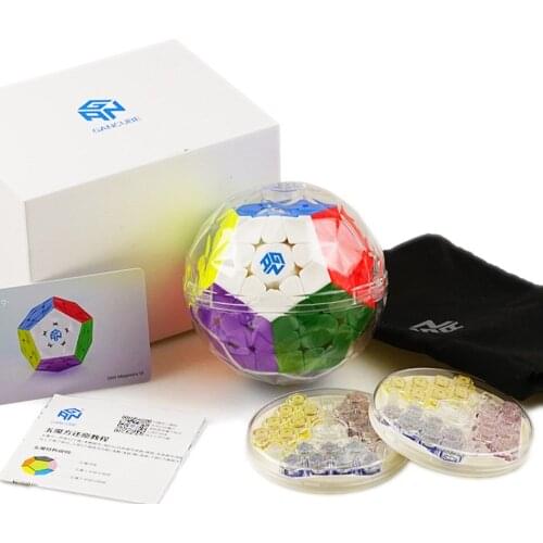GAN 3X3 Magnetic Megaminxeds Cube GAN Magnetic 3x3x3 Megaminxeds Magic Cube gans 3x3x3 cube 12 sided cube Dodecahedron