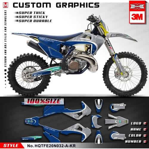KUNGFU GRAPHICS Vinyl Wraps Dirt Bike Stickers for TE 150i 250i 300i FE250 FE350 FE450 FE501 FE 250 350 450 501 2020 2021 2022