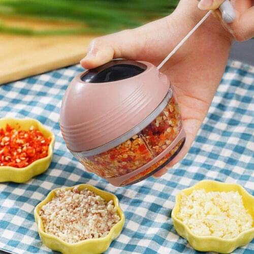 Meat Mincer Food Chopper Mini Hand Pull Vegetable Cutter Grinder Garlic Shredder Tool Home Appliances