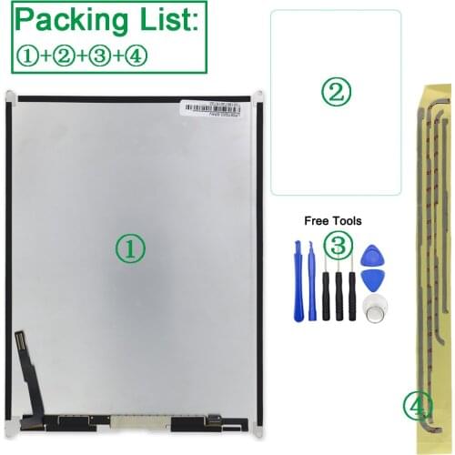 1Pcs LCD Screen Display For iPad 2018 6 6th Generation 、2017 5 5th Generation 、Air 2013 1st Generation