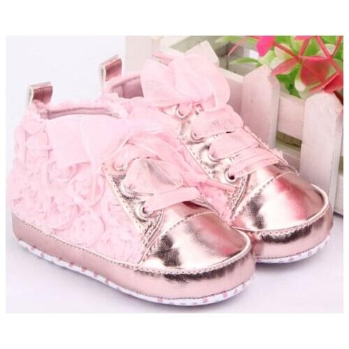 Citgeet Autumn Spring Baby kids Toddler sapato infant Rose flower soft sole girl shoes Baby First walker Shoes 3 colors