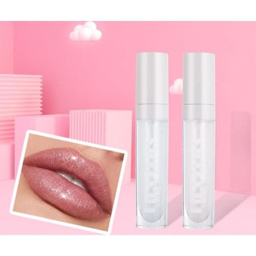 TEAYASON Shimmer Glass Pearlescent With Glitter Lipstick Colorless Lip Glaze Moisturizing Nourishing Nourishing Lips TSLM1