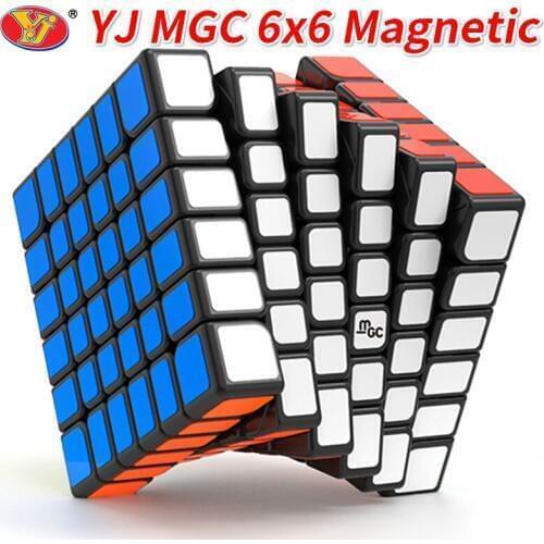 YJ MGC 6 Cube 6x6 magnetic magic cube MGC 6x6x6 Cubo Magico magnets puzzle Yongjun neo cube