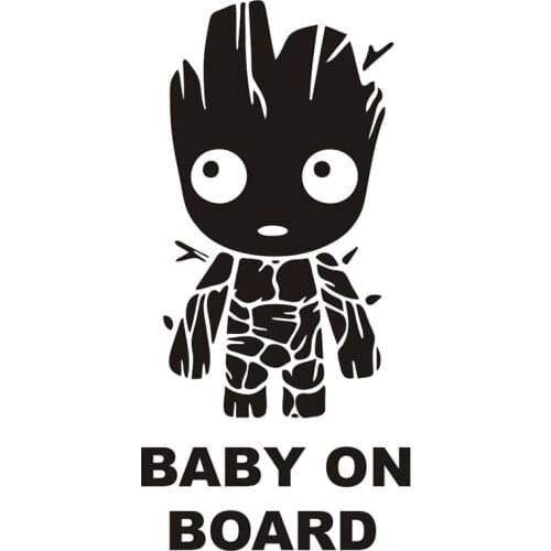 Fun creative car decals on baby strollers decorate cars and motorcycles exterior accessories bumper windows cool Vinyl Decals