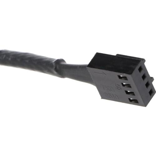 1 To 5 4-Pin Molex TX4 PWM CPU Cooling Fan Splitter Adapter Braided Power Cable